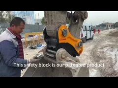 Luyixing Fast Connector / Quick Qitch Coupler Excavator قابل استفاده، نوع هیدرولیک، ۱ تا ۲۶ تن