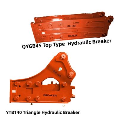 YTB140 نوع برتر / شکافنده هیدرولیک مثلث 140 چسل برای حفاری 19 تا 26 تن