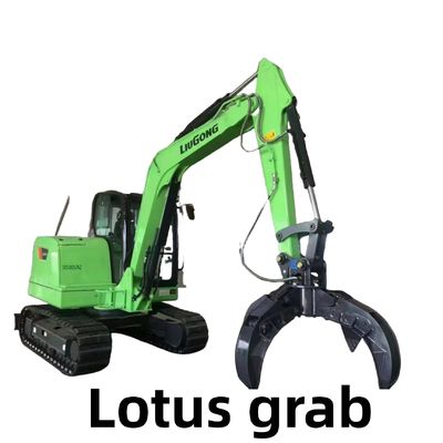 حفاری هیدرولیک Lotus Grabber وظیفه سنگین برای سنگ خرد شده