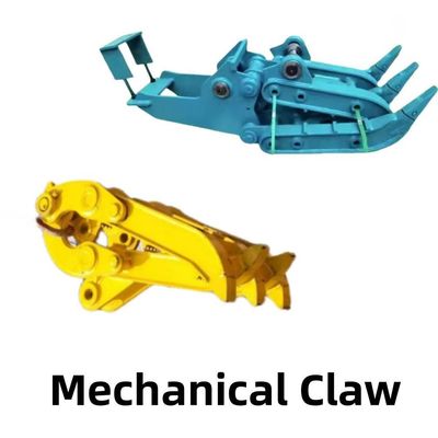 زمین جابجا Excavator Grabber مکانیکی چرخش سنگ گرفت