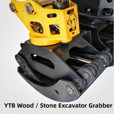 YTB چوب / سنگ Excavator Grabber هیدرولیک و نوع الکترونیکی برای حفاری